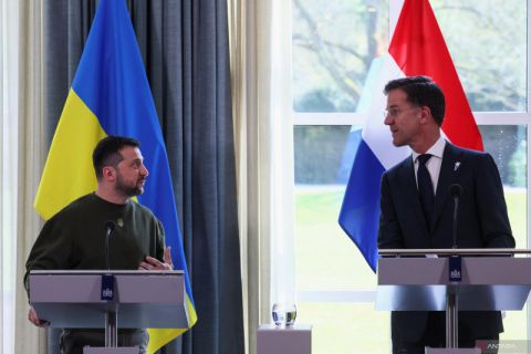 Presiden Ukraina kunjungi Belanda