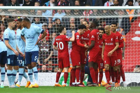 Liga Inggris : Liverpool atasi Brentford 1-0