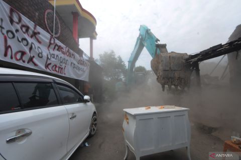 Eksekusi rumah warga terdampak pembangunan Tol Solo-Yogyakarta