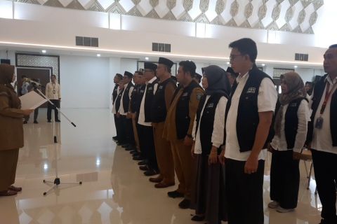 108 PPIH Lombok dilantik, kelompok lansia jadi perhatian khusus