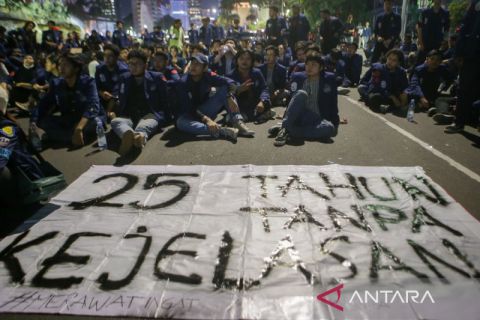 Aksi memperingati 25 tahun tragedi Trisakti