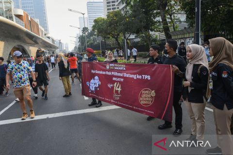 Kampanye penggunaan hak pilih dalam Pemilu 2024