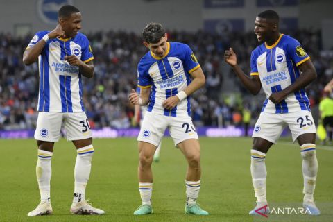 Liga Inggris : Brighton tahan City 1-1