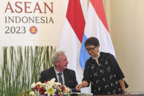 Menlu Retno Marsudi terima Menlu Luksemburg