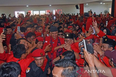Ganjar Pranowo konsolidasi pemenangan di Banten