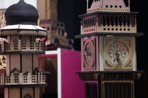 Ekspresi mahakarya seni digital dalam tiga dimensi