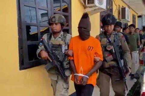 Polri tangkap terduga pimpinan KKB penembak anggota Brimob