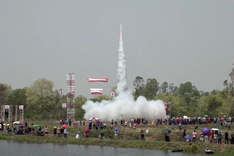 Awali masa tanam padi, warga Yasothon, Thailand gelar Festival Roket