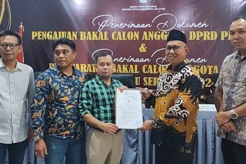Dibuka serentak, KPU Babel mulai terima pendaftaran bakal caleg