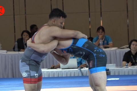 Empat medali emas, kejutan dari cabang gulat di SEA Games Kamboja