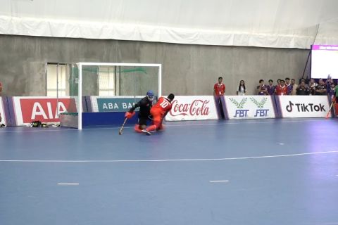 Hoki indoor putra Indonesia cetak sejarah raih emas perdana SEA Games