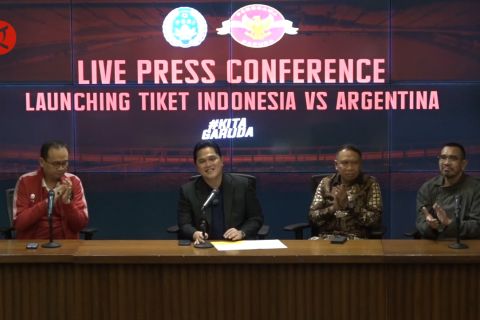 PSSI umumkan harga tiket Indonesia vs Argentina, mulai Rp600 ribu