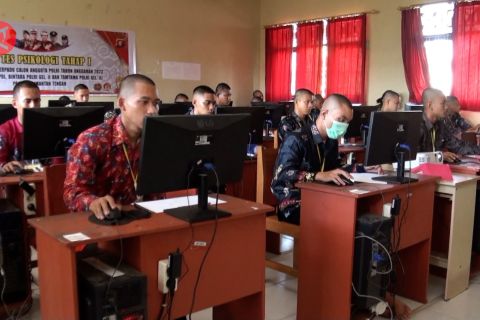 Polda Kalteng gelar tes psikologi bagi calon anggota bintara Polri