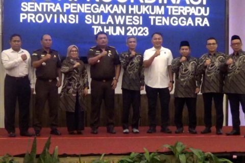 Samakan kerja dan pola penanganan, Gakkumdu Sultra gelar Rakor