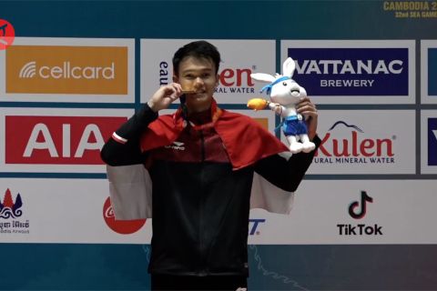 Indonesia tambah medali emas ke-84 dari Christian Adinata