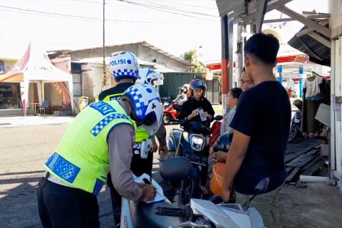 Tilang manual di Malut, ada 700 pelanggar lalu lintas dalam sepekan