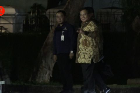 Ketum parpol koalisi berkumpul di Istana, Selasa malam