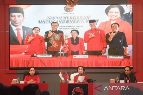 Penutupan Rakernas PDI Perjuangan di Jakarta