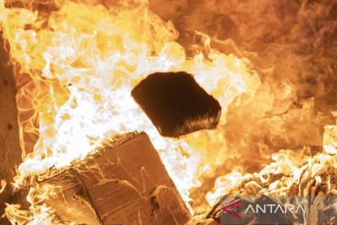 Polisi musnahkan puluhan kilogram narkoba di Jakarta