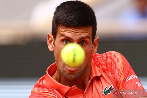Aksi Djokovic di final Prancis Terbuka