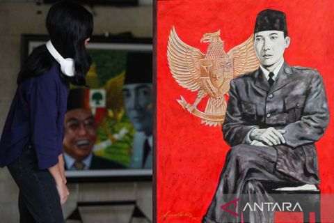 Peringatan Bulan Bung Karno lewat pameran lukisan