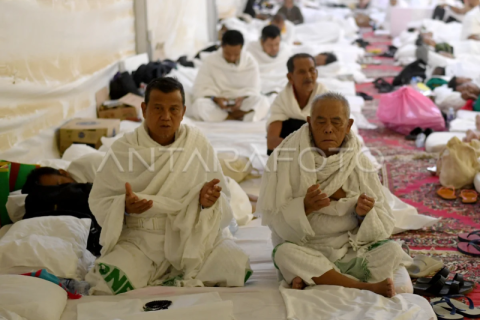 Jelang wukuf di Arafah
