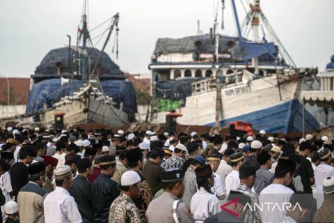 Shalat Idul Adha di Pelabuhan Sunda Kelapa