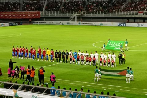 Seri lawan Palestina, Timnas bersiap hadapi Argentina