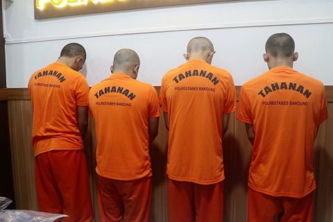 Aniaya warga, empat anggota geng motor di Bandung diringkus