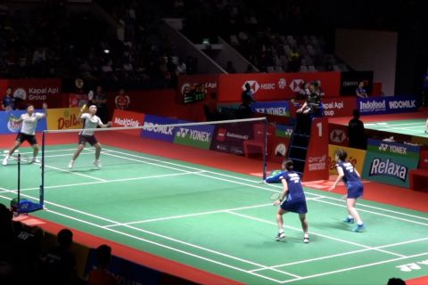 Apriyani/Fadia juga gagal melangkah ke semifinal Indonesia Open 2023