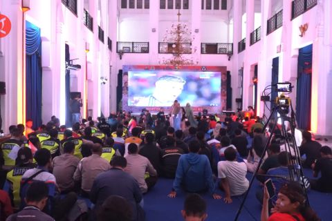 Diskominfo Jabar gelar nobar Indonesia  vs Argentina