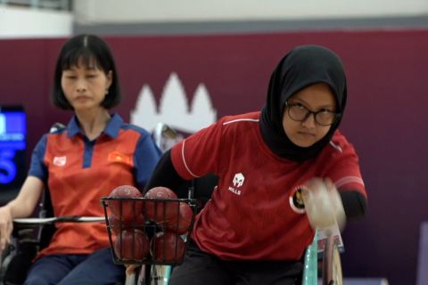 Sejoli Rizal/Gischa sumbang emas perdana Indonesia di cabor boccia