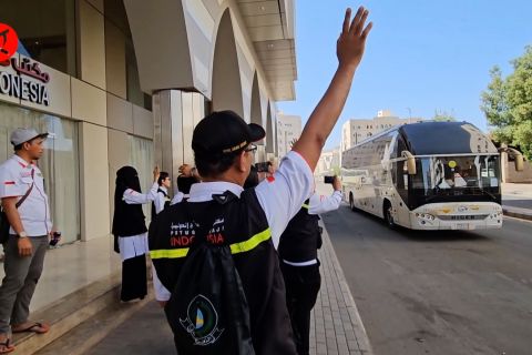 Jelang puncak haji, petugas haji daker Madinah bergeser ke Mekkah