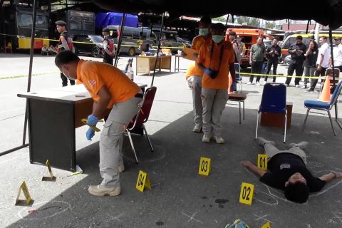 Kemampuan polisi di Papua diuji lewat lomba olah TKP