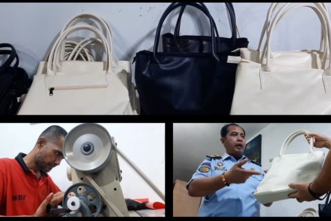 Melirik tas buatan tangan warga binaan di Medan