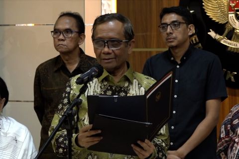 Menko Mahfud MD resmi bentuk tim percepatan reformasi hukum