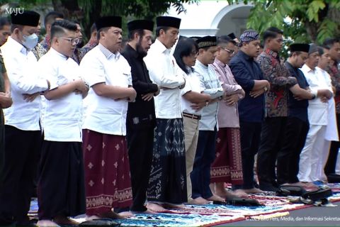 Momen Idul Adha, Presiden shalat bersama masyarakat Yogya