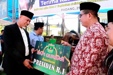 Pemprov Sumbar distribusikan 83 ekor hewan kurban ke daerah 3T