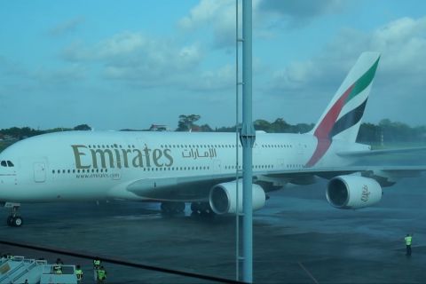 Bali sambut pesawat Airbus A380 terbesar di dunia