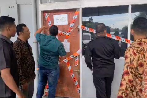 Segel ruang kerja Direktur RS Arun Lhokseumawe dibuka Kejari