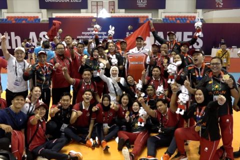 Tim voli duduk ASEAN Para Games 2023 capai target perolehan medali