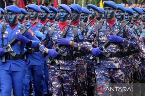 Parade defile Hari Bhayangkara ke-77 di Bali