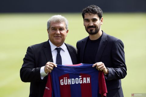 Ilkay Gundogan berlabuh ke Barcelona