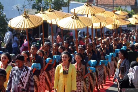 Kirab 1 Suro petilasan Raja Kediri