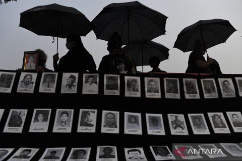 Aksi peringatan peristiwa Kudatuli 27 Juli