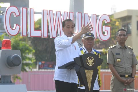 Presiden resmikan sodetan Kali Ciliwung