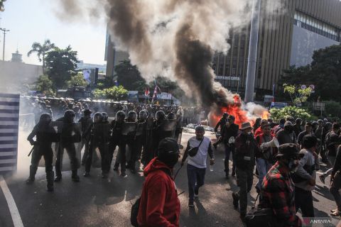 Simulasi penanggulangan gangguan keamanan Pemilu 2024