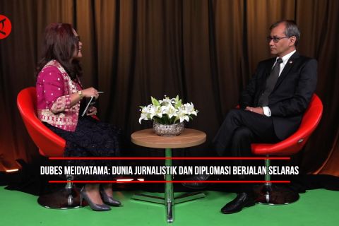 International Corner - Dubes Meidyatama: Dunia jurnalistik dan diplomasi berjalan selaras (1)