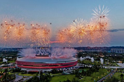 Pesta Olahraga Universitas Sedunia FISU ke-31 resmi dibuka di Chengdu