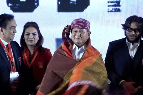 Prabowo bicara pertahanan di hadapan marga Simbolon se-Indonesia